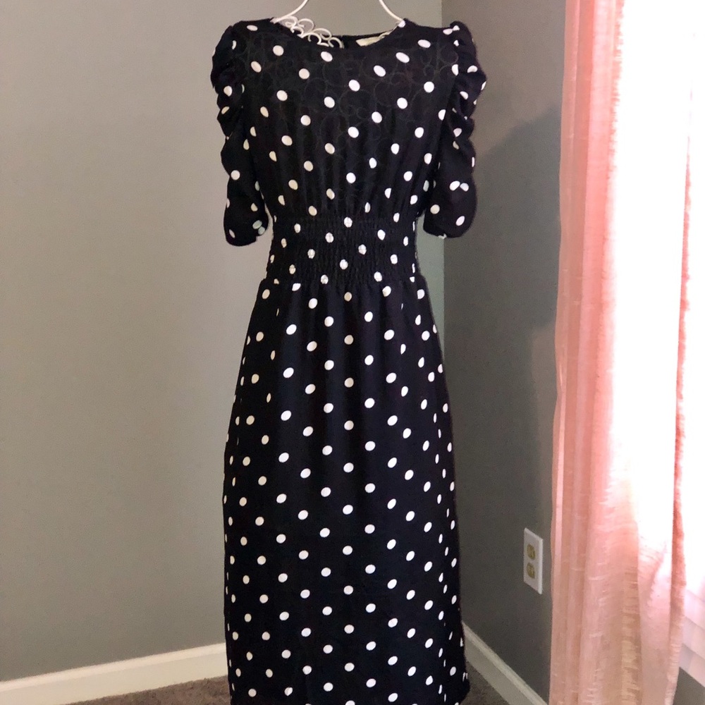 Vintage Inspired Polka Dot Dress